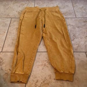Joy Lab yellow joggers size medium